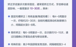 矫正牙齿期间，多久复诊一次合适？