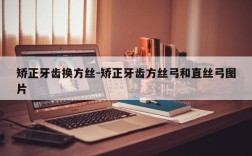 矫正牙齿换方丝-矫正牙齿方丝弓和直丝弓图片