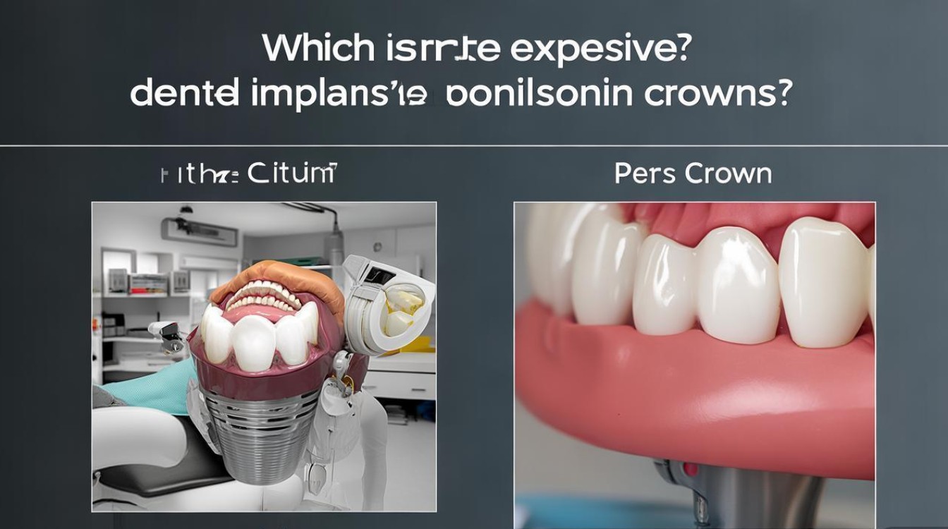 种植牙和烤瓷牙，哪种价格更贵？-图1