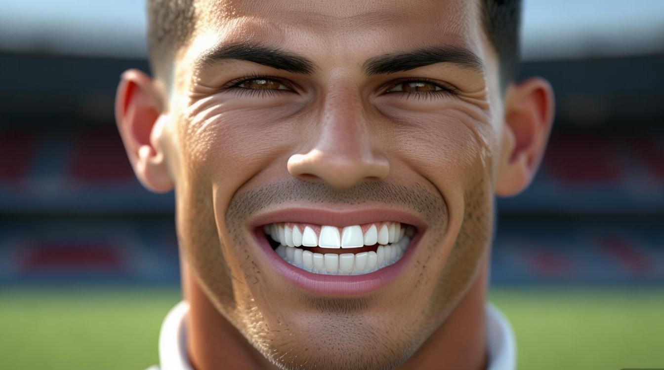 C罗为何矫正牙齿？揭秘巨星牙齿调整背后的原因-图1