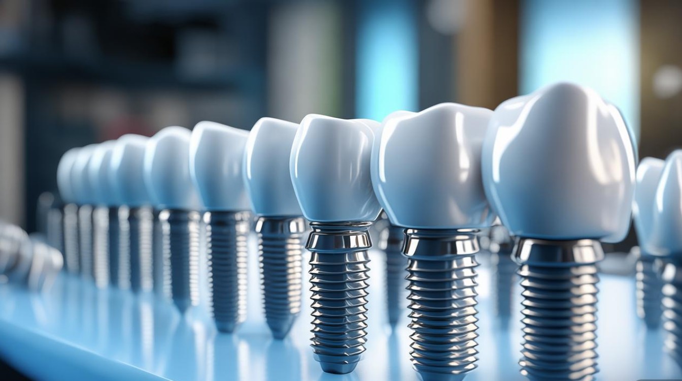 种植牙组成图片展示了哪些关键结构？-图1