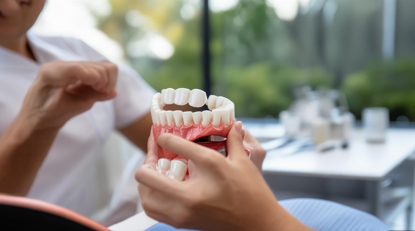 种植牙会有临时牙套吗？-图1