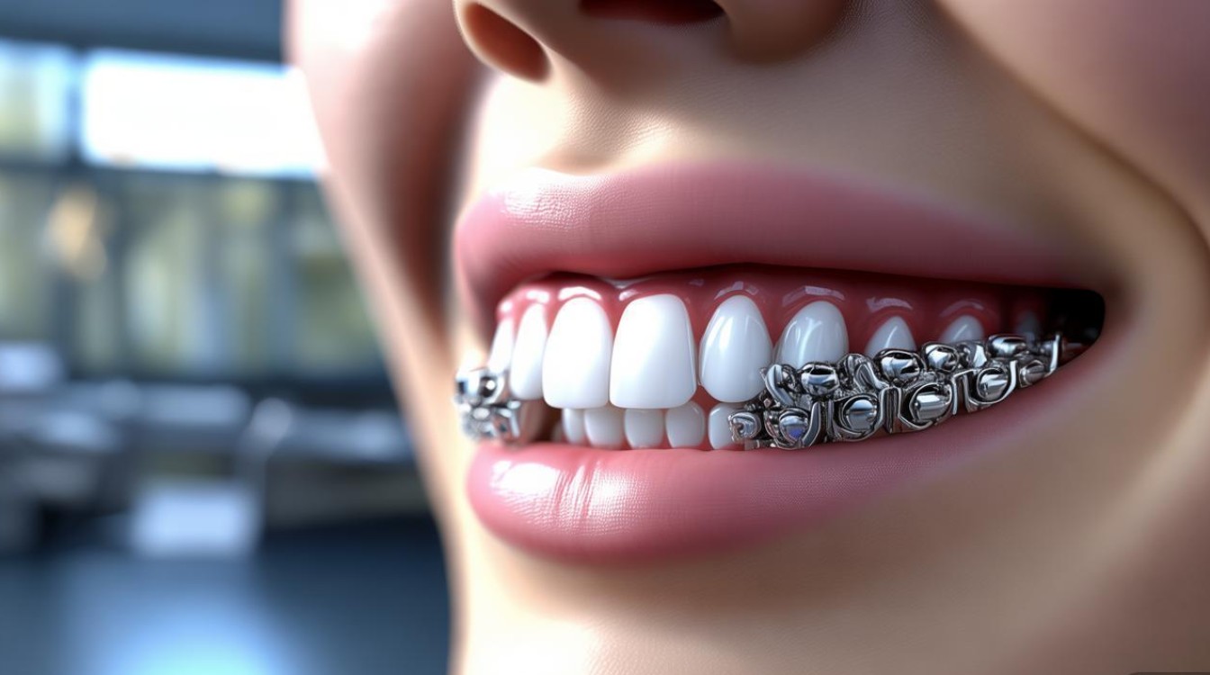 牙齿矫正自锁托槽图片能看清哪些矫正细节和效果？-图1