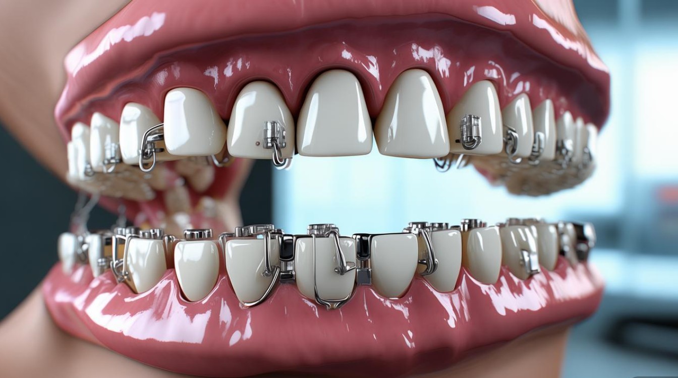 传统矫正牙齿的图片能展示哪些矫正过程与效果?-图1 传统矫正牙齿的图片能展示哪些矫正过程与效果?-图1