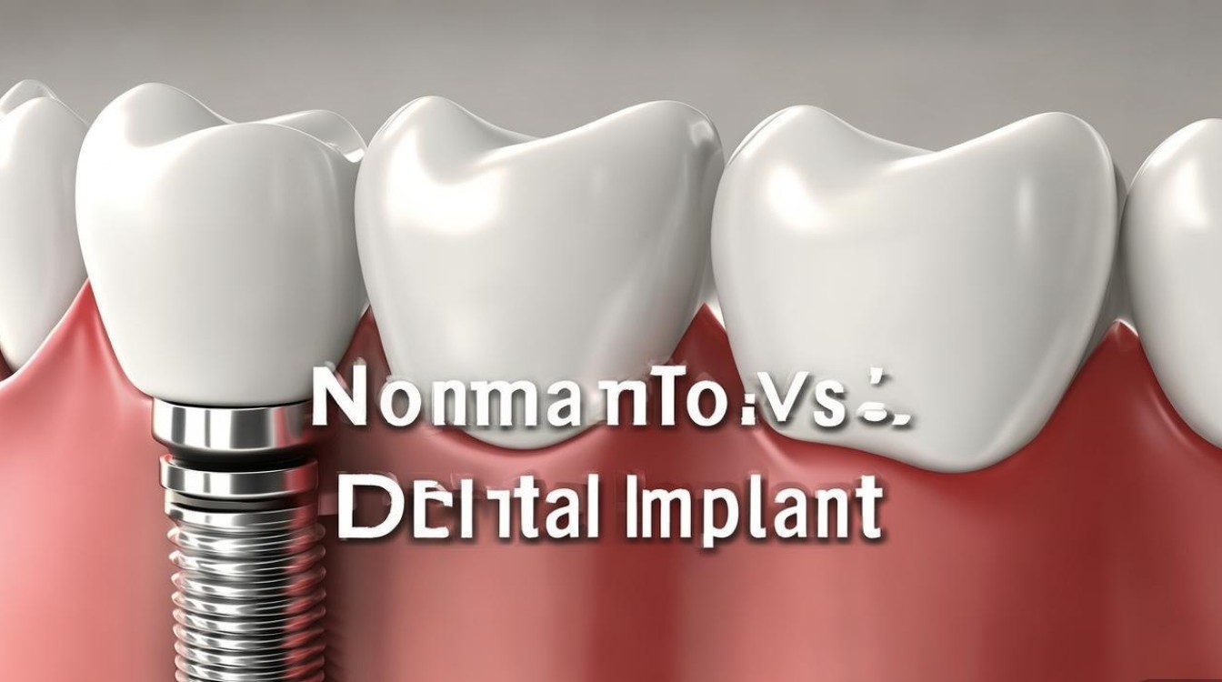 正常牙与种植牙的结构功能有何区别？-图1