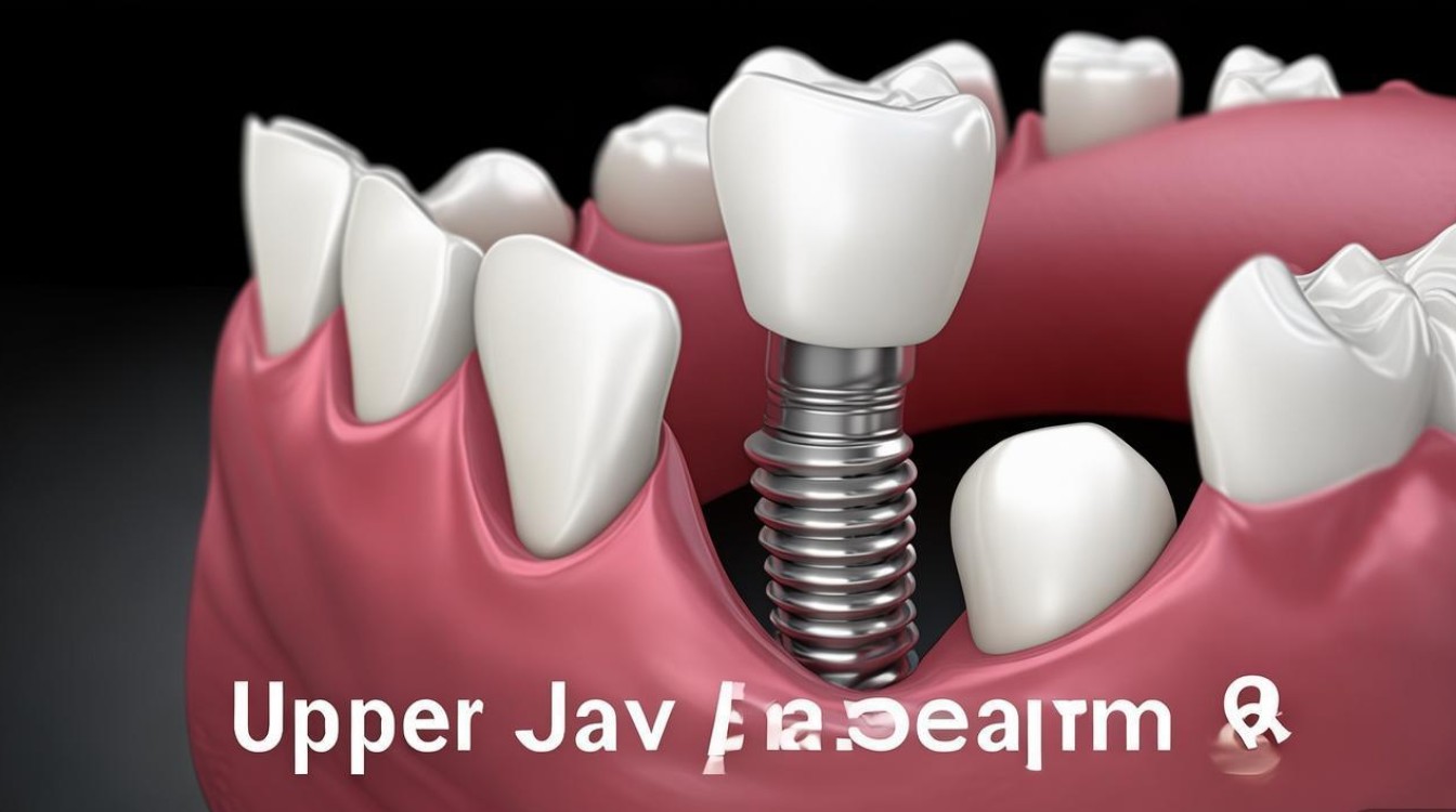 上颌6种植牙图片能清晰展示种植体的哪些结构？-图1