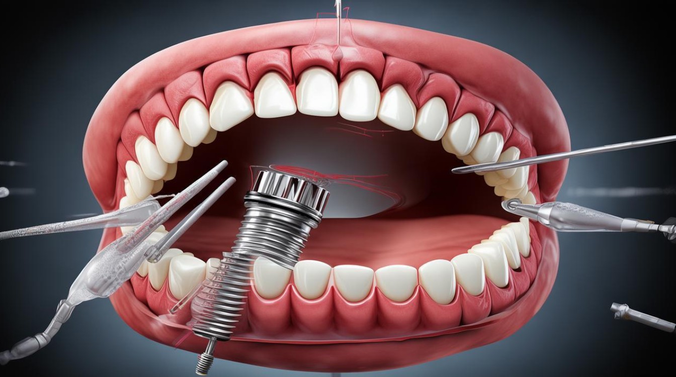 半口种植牙过程图详细步骤是怎样的？看完能清楚明白种植全过程步骤呢？-图1