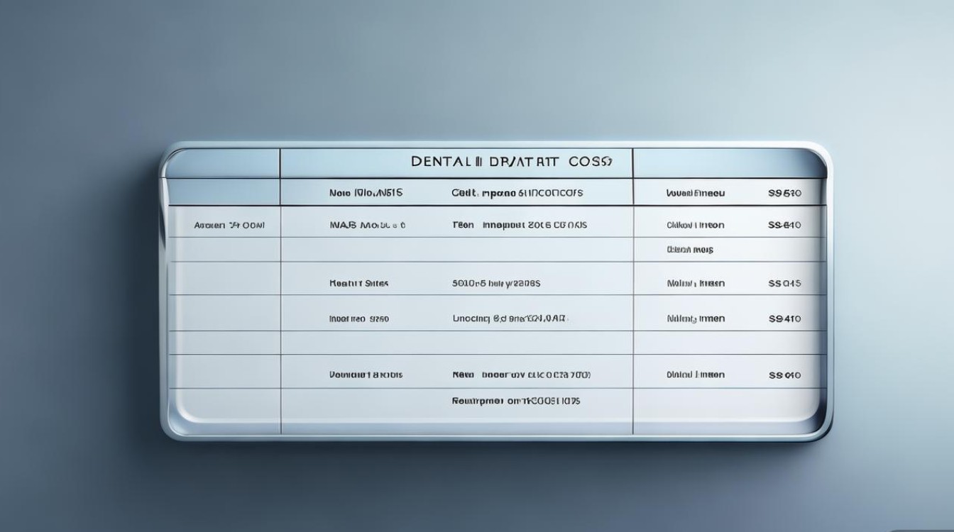 种植牙价格表包含哪些项目?地区差异影响几何?-图1 种植牙价格表包含哪些项目?地区差异影响几何?-图1