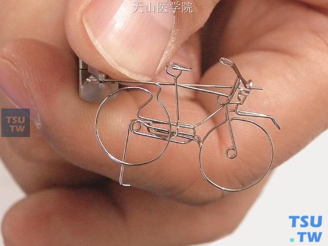 正畸弓丝弯制小自行车-图1 正畸弓丝弯制小自行车-图1