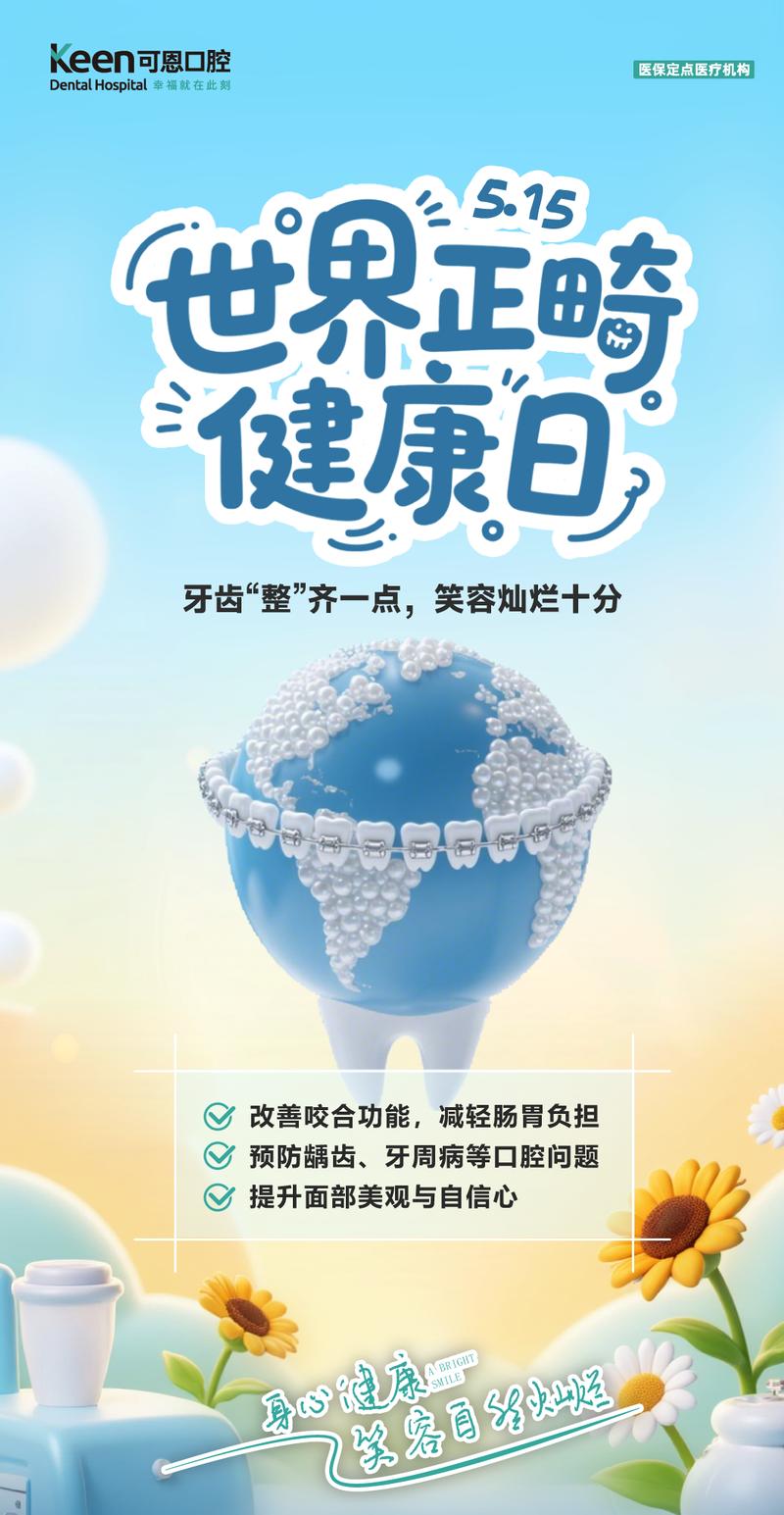5月15日正畸健康日,牙齿矫正如何守护口腔健康你知道吗?-图1 5月15日正畸健康日,牙齿矫正如何守护口腔健康你知道吗?-图1