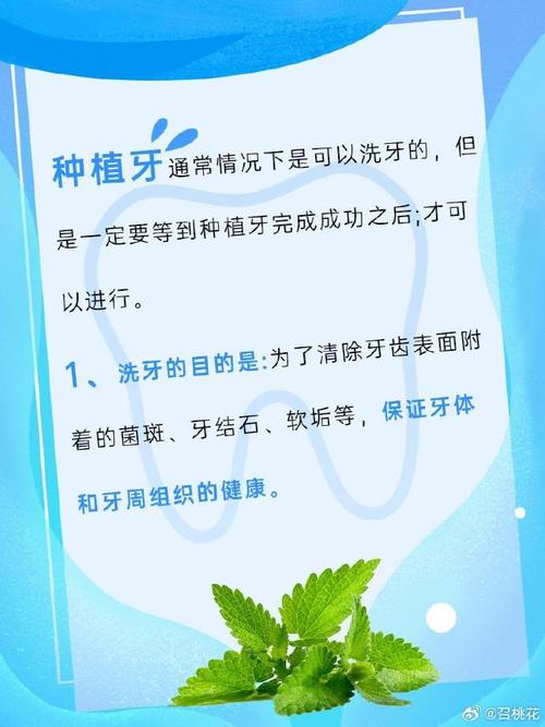 种牙后可以洗牙吗？日常清洁该注意啥？-图1
