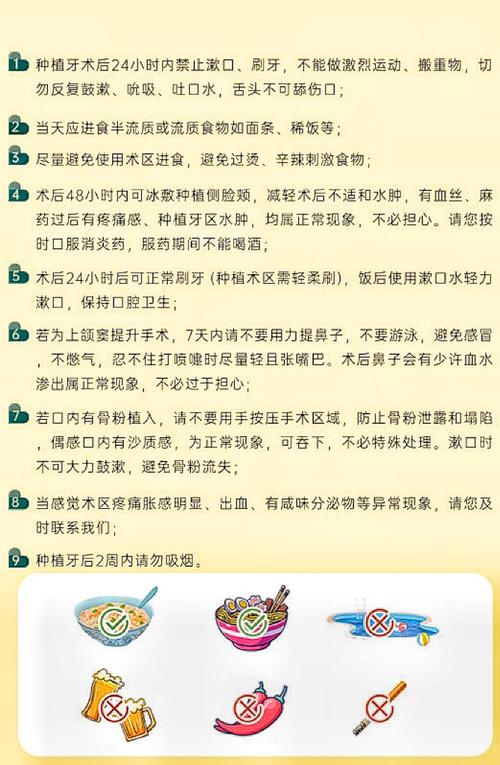 种牙后日常护理要注意哪些细节？饮食禁忌、清洁方式、复查时间及异常情况处理全解析-图1