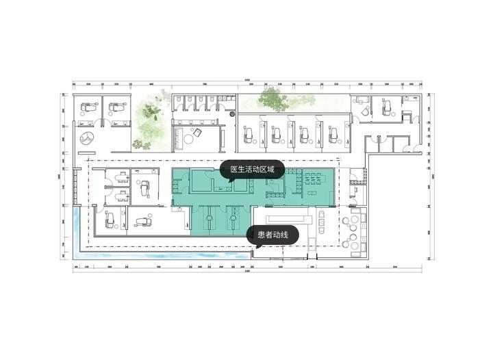 口腔诊所设计方法中，如何平衡医疗功能性与患者舒适感？空间布局、色彩搭配及动线规划有哪些核心考量？-图3