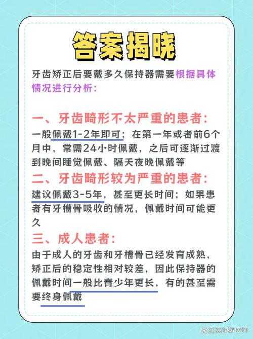 正畸时大牙上戴的带环究竟要戴多久？不同矫正阶段时长会有变化吗？-图2