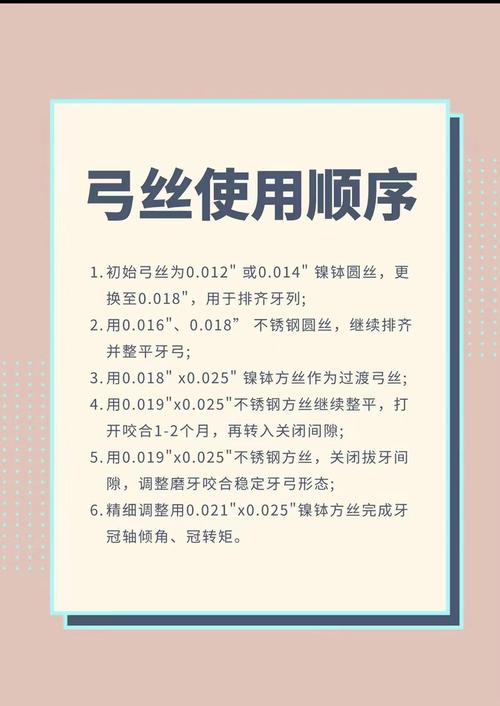 正畸不锈钢弓丝图谱，如何解析弓丝选择与矫治技巧？-图3