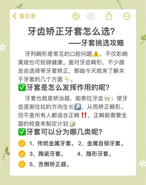 牙齿矫正牙套怎么选？不同类型哪种更适合你的情况？-图1