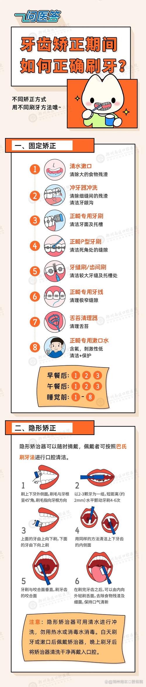 矫正牙齿刷牙次数，一天该刷几次才够？-图1