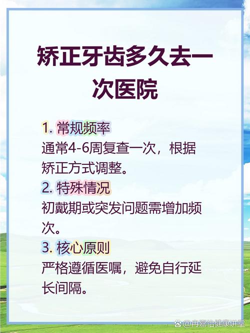 矫正牙齿复诊间隔多久一次合适?-图1 矫正牙齿复诊间隔多久一次合适?-图1